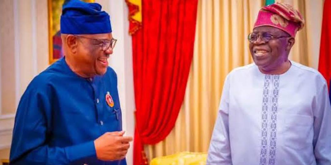 Tinubu Playfully Calls Wike 'Landlord' at Abuja Airport