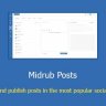 Midrub Posts - Schedule and Publish on the Most Popular Social Networks