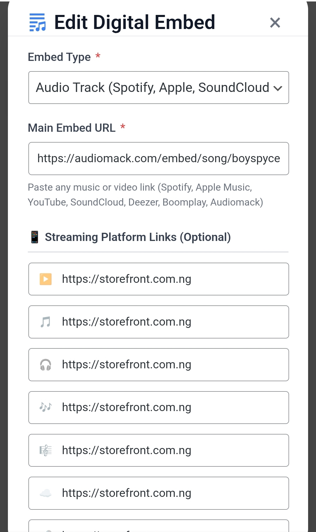 Music & Video Embed Plugin for WordPress - Image 3