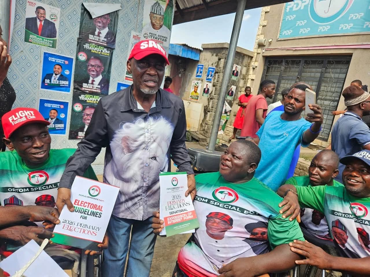 Abba Moro Sets Sights on Third Term, Obtains PDP Nomination Forms for Benue South 2027