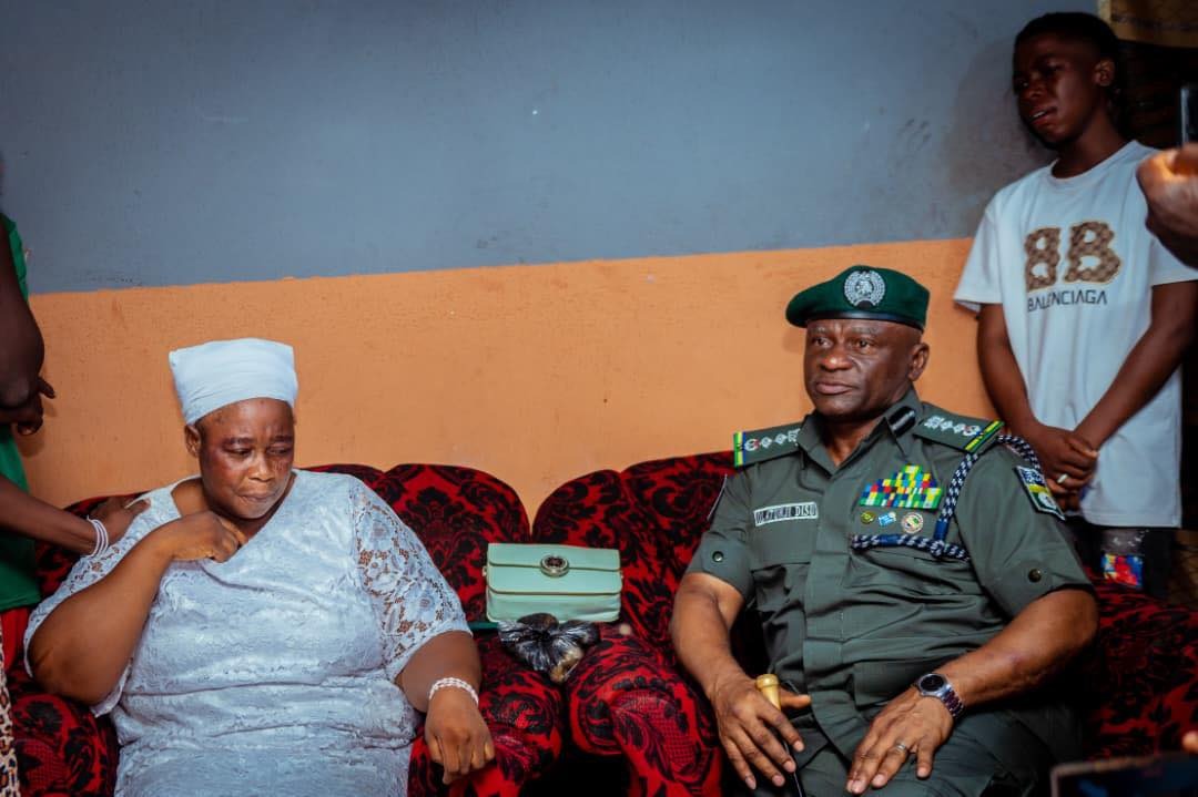 IGP Disu Visits Fallen Officer's Family, Pledges Ongoing Support