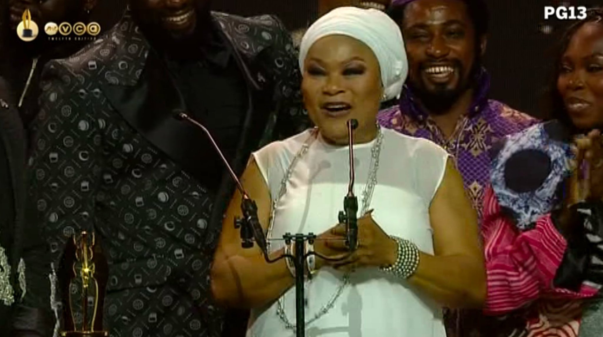 Sola Sobowale and Kanayo O. Kanayo Honored with Industry Merit Awards at AMVCA 2026