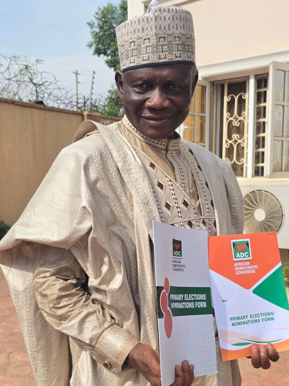 ADC Governorship Aspirant Kpautagi Secures Nomination Form in Niger