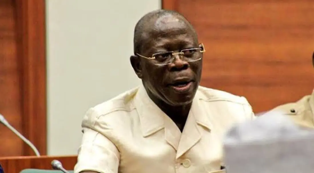 Oshiomhole Jokingly Accuses Arise TV Anchor Rufai Oseni of Constant On-Air Attacks