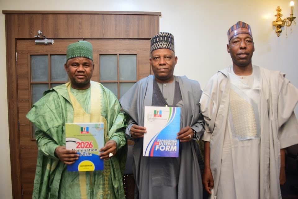 Borno 2027: Zulum Unveils Consensus Candidate Mustafa Gubio to VP Shettima