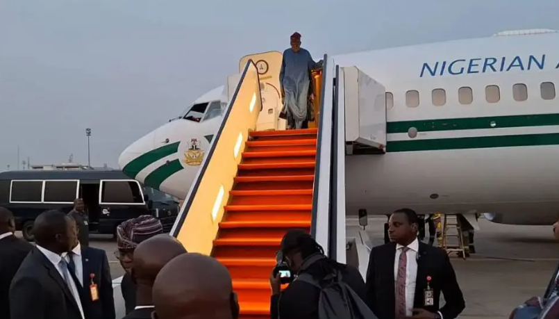 President Tinubu Returns to Nigeria After Diplomatic Tour of France, Kenya, and Rwanda
