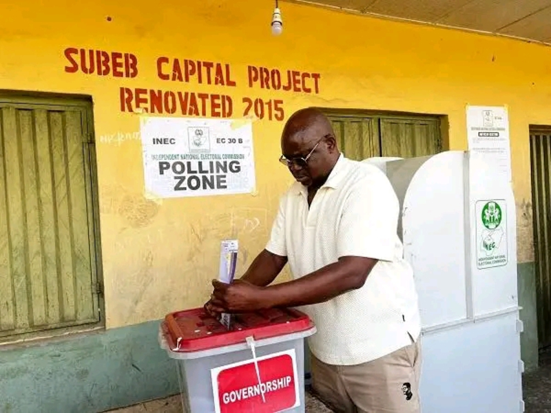 Ekiti Election: Fayose Casts Ballot, Foresees Oyebanji Triumph