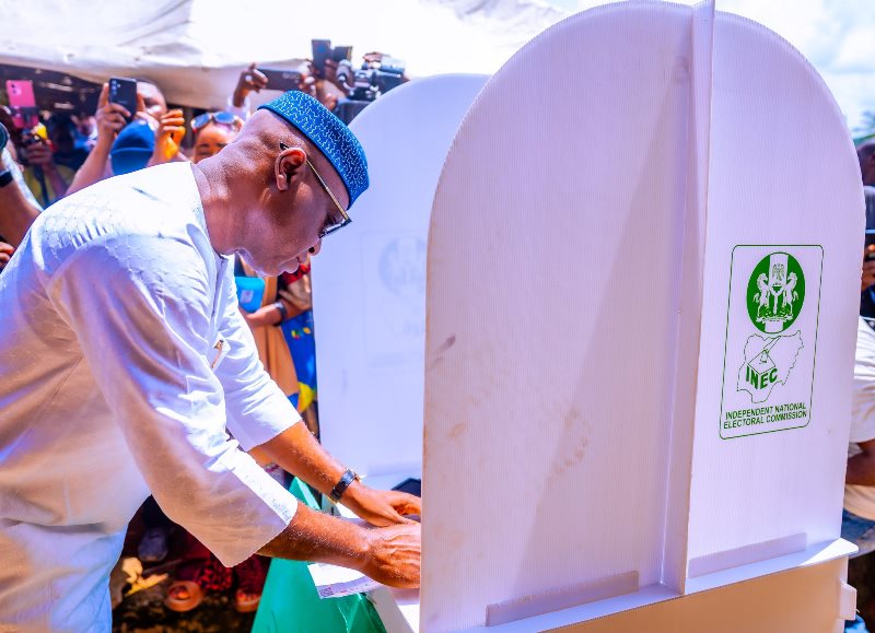 Ekiti Election: Oyebanji Votes, Calls for Calm Amid Biometric Glitches