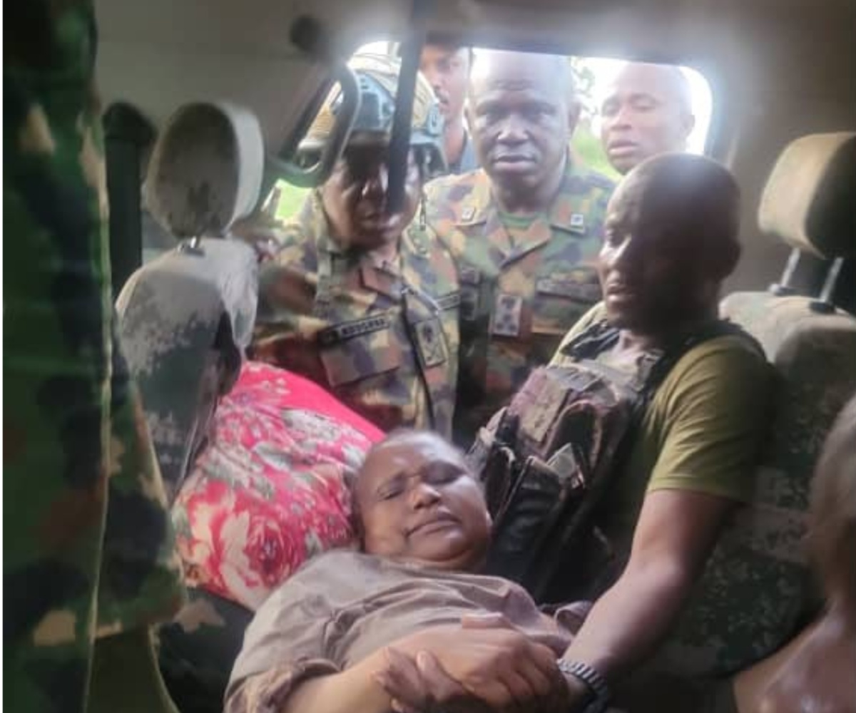 Nigerian Army Details Rescue of Major General's Widow from Bandits