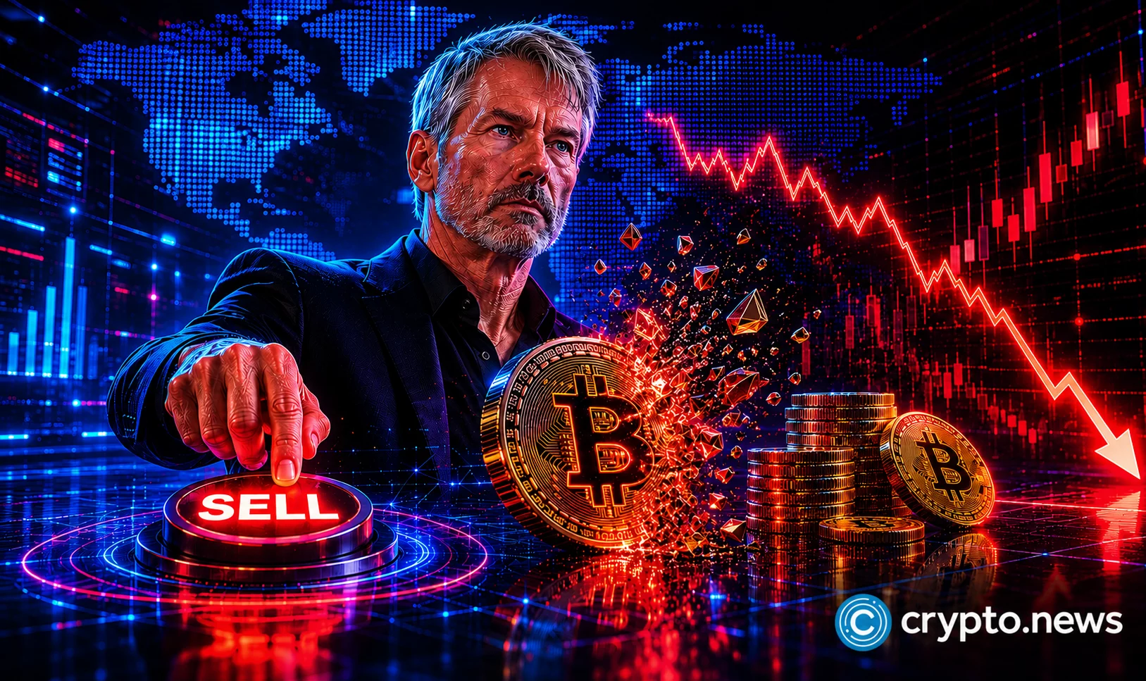 Citigroup Says ETF Outflows, Not Strategy's Sale, Behind Bitcoin's Fall