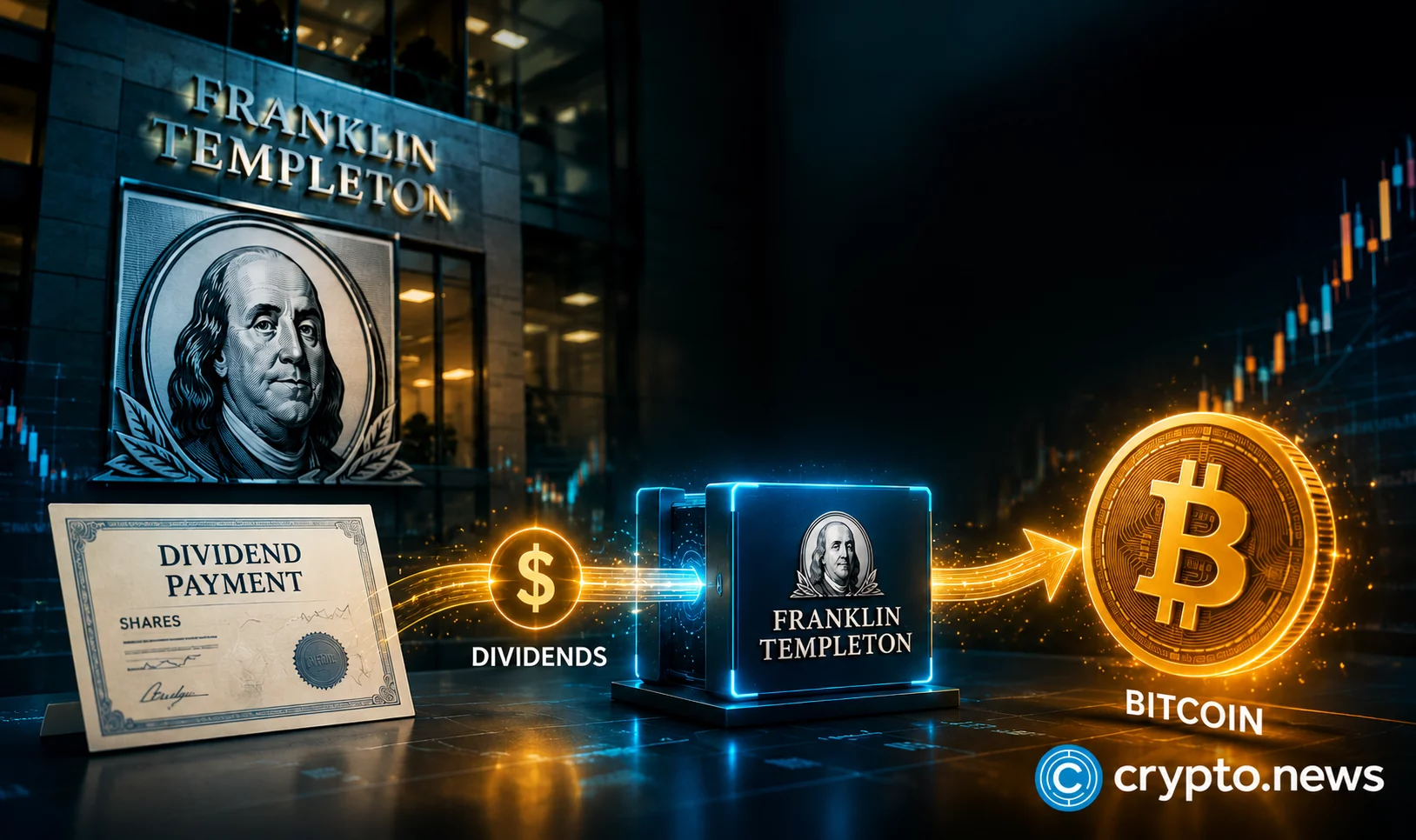 Franklin Templeton’s Bitcoin DRIP ETFs Turn Dividends into Crypto Accumulation