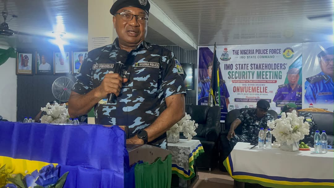DIG Onwuemelie Urges Joint Security Efforts in Southeast