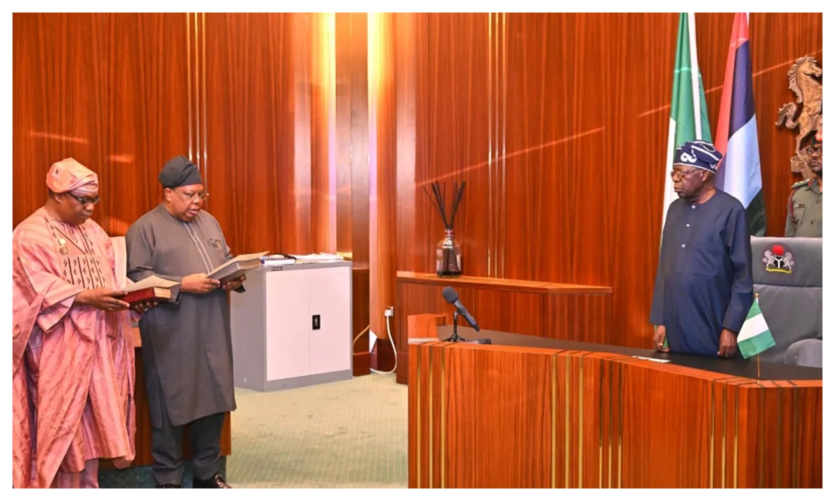 President Tinubu Inaugurates New Ministers for Power and Foreign Affairs