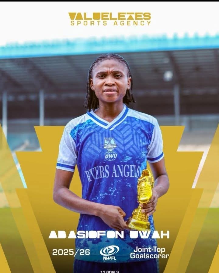 NWFL Top Scorer Row: Rivers Angels Star Uwah Opens Up