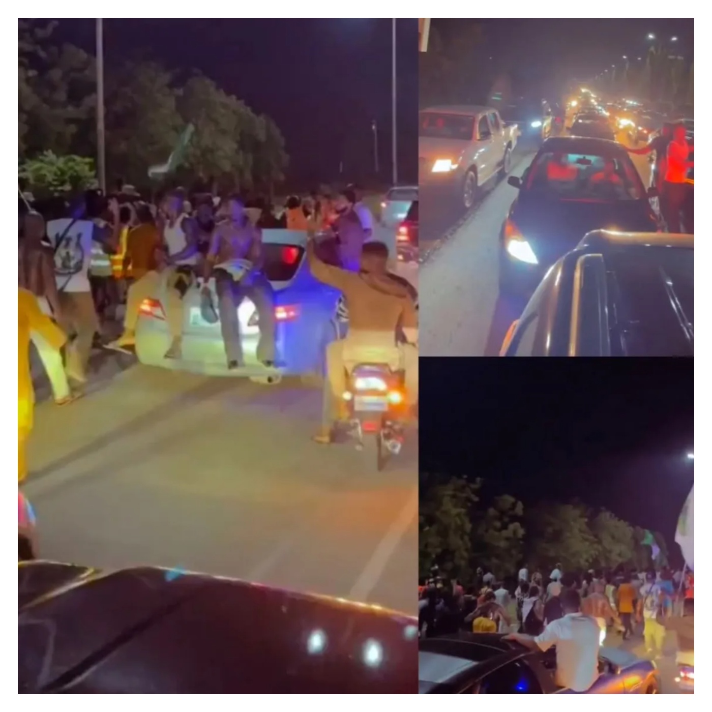 VDM leads ‘Tinubu must go’ protest in Abuja after arrival from China